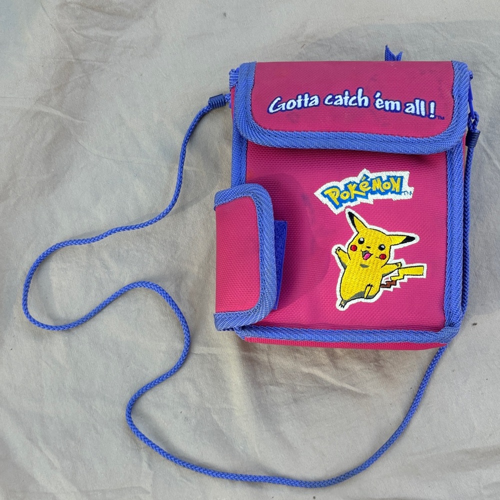 Pokemon Pink and Blue Crossbody Bag